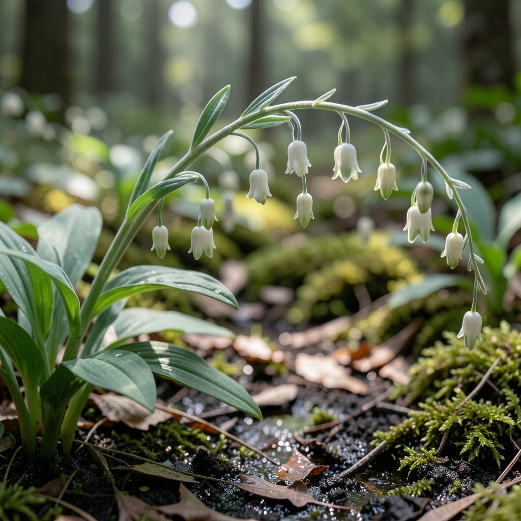 Solomon's Seal with Arching Stems