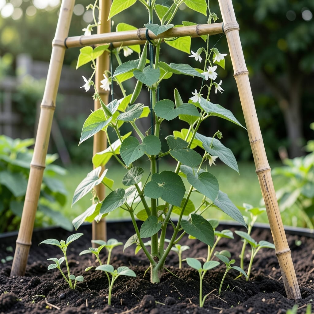 How Many Pole Beans Per Square Foot: Planting Density for Maximum Yield