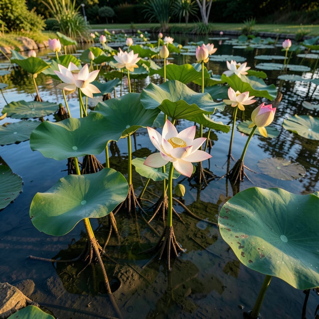 Lotus Flowers for Water Gardens