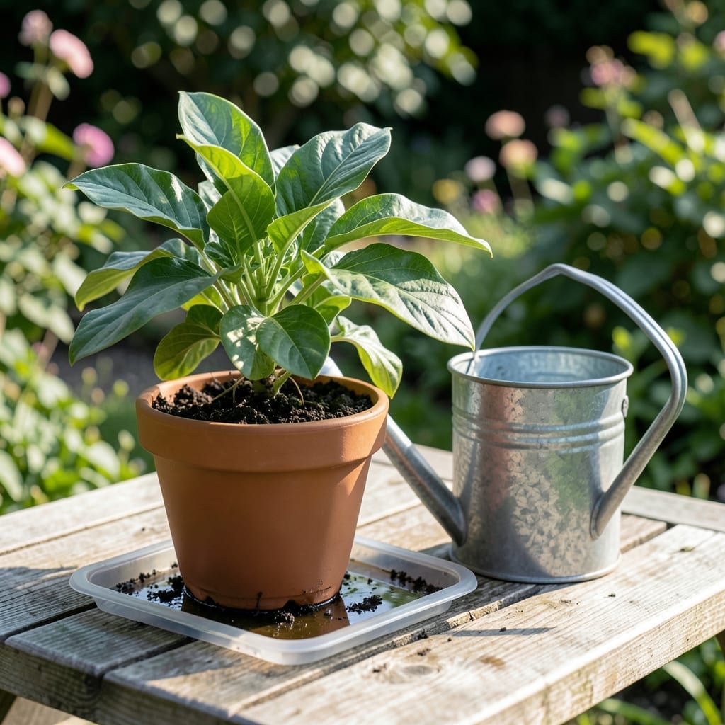 Best Time to Water Potted Plants: Morning Routine for Healthier Growth