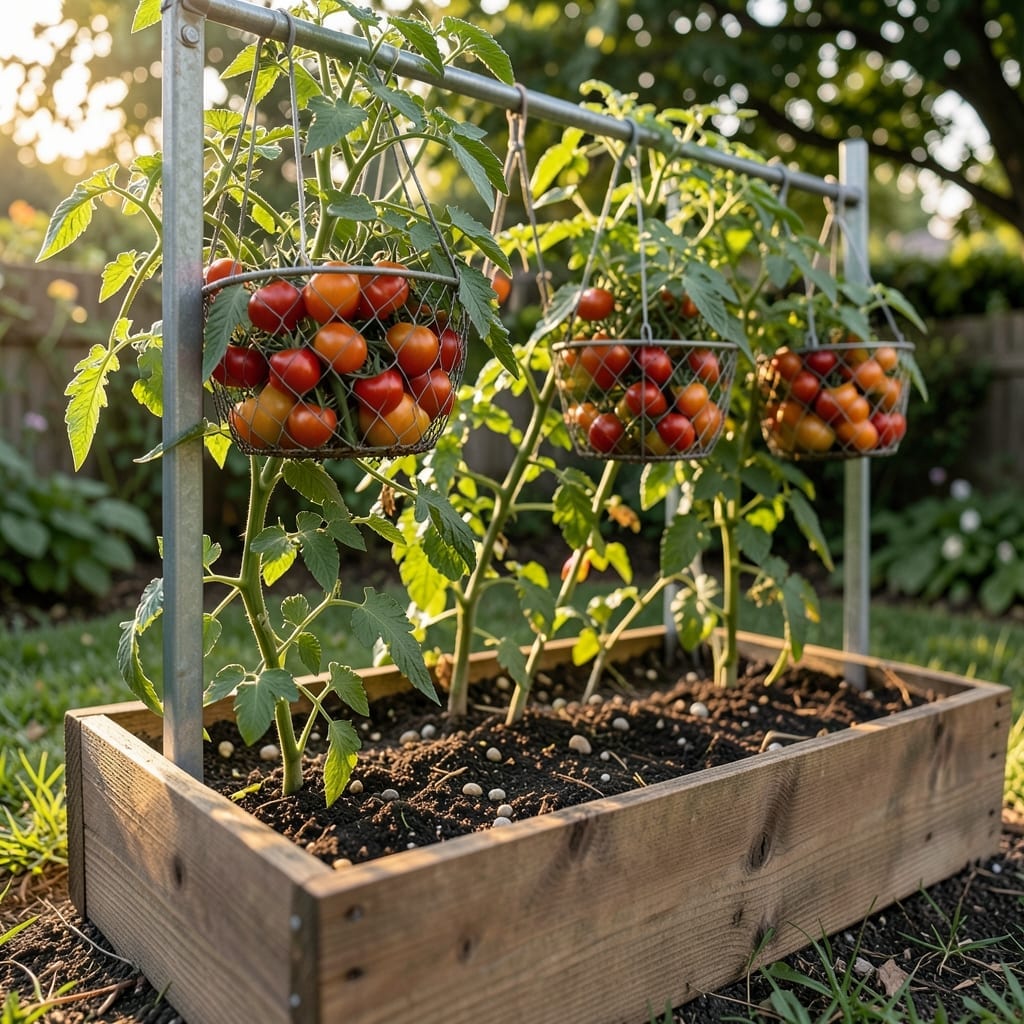 Hanging Basket Trellis