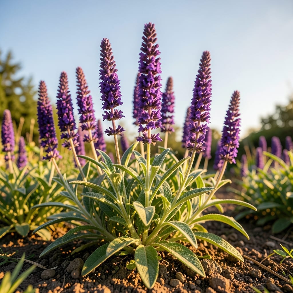 Salvia Nemorosa Purple Spires