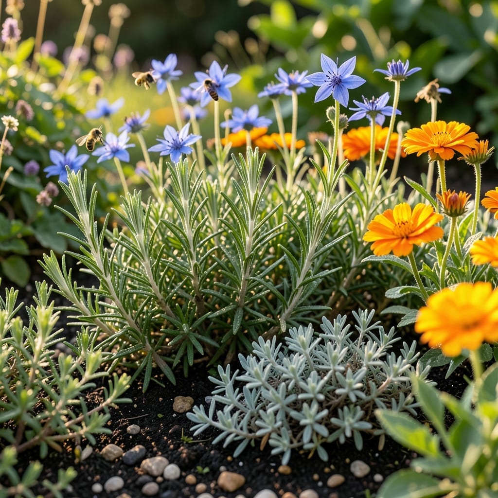Pollinator-Friendly Herb and Wildflower Combo