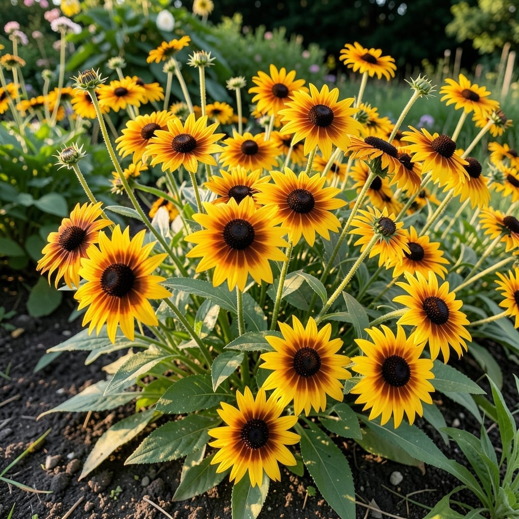 Black Eyed Susan Vibrant Summer Blooms