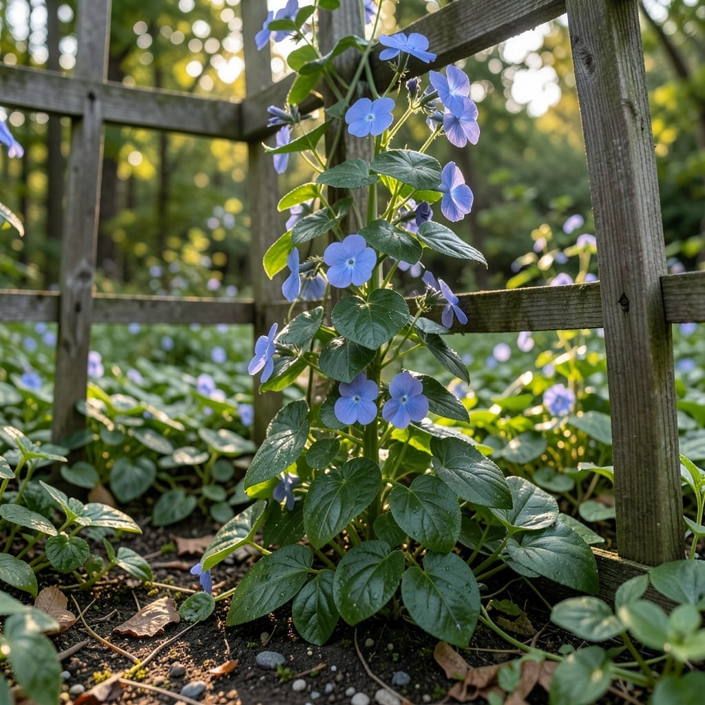 Vinca Major for Ground Cover Climbing