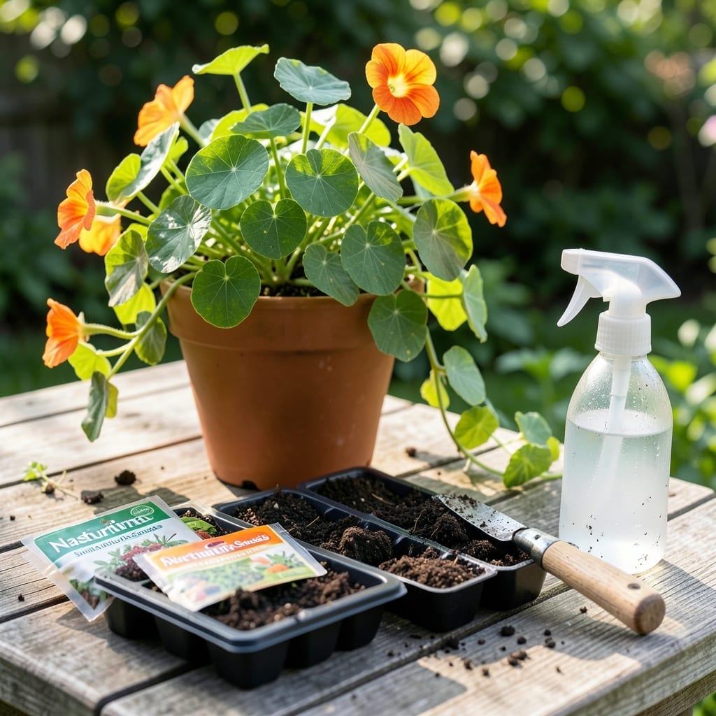 When to Start Nasturtium Seeds Indoors: Timing for Early Blooms