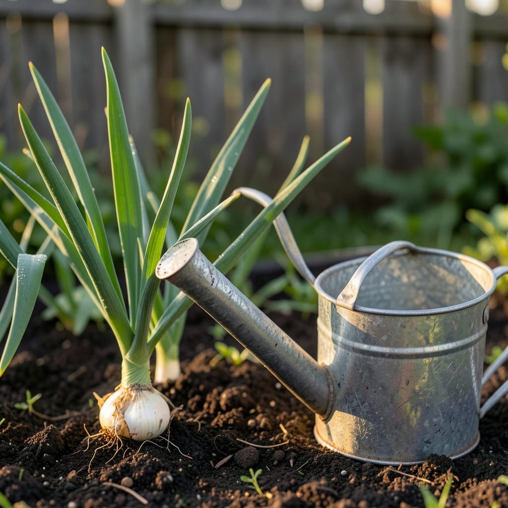How to Water Garlic: Seasonal Schedule for Bigger Bulbs