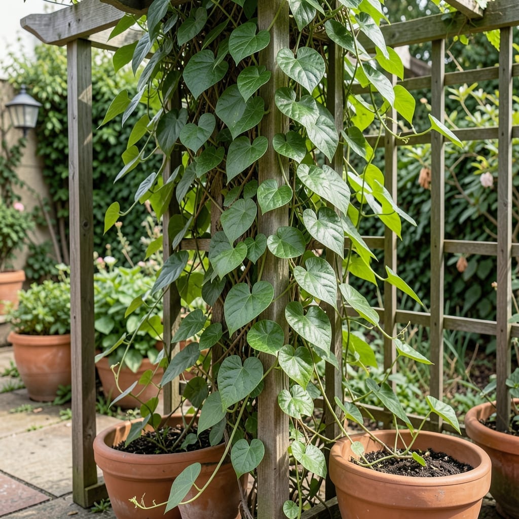 Potted Climbing Vines: Vertical Garden Ideas for Small Spaces