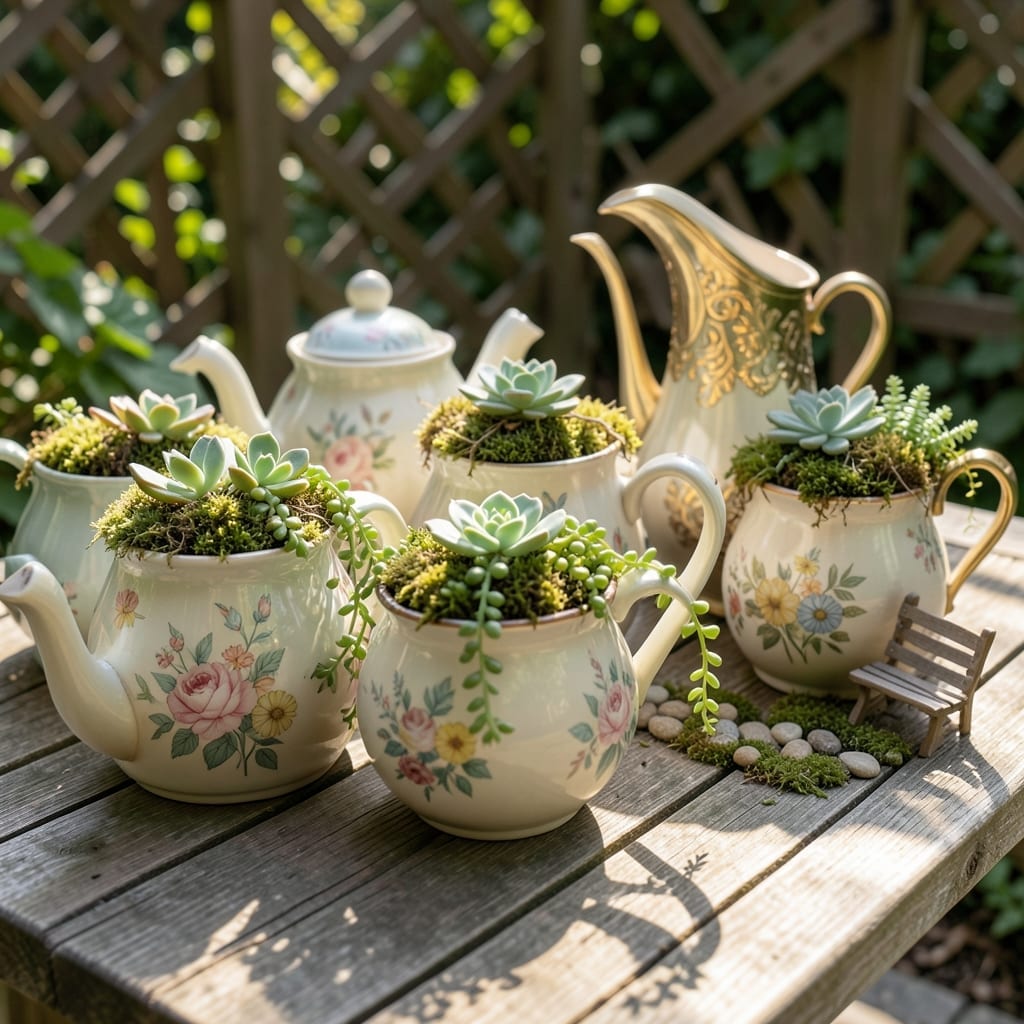 Ceramic Teapots and Pitchers