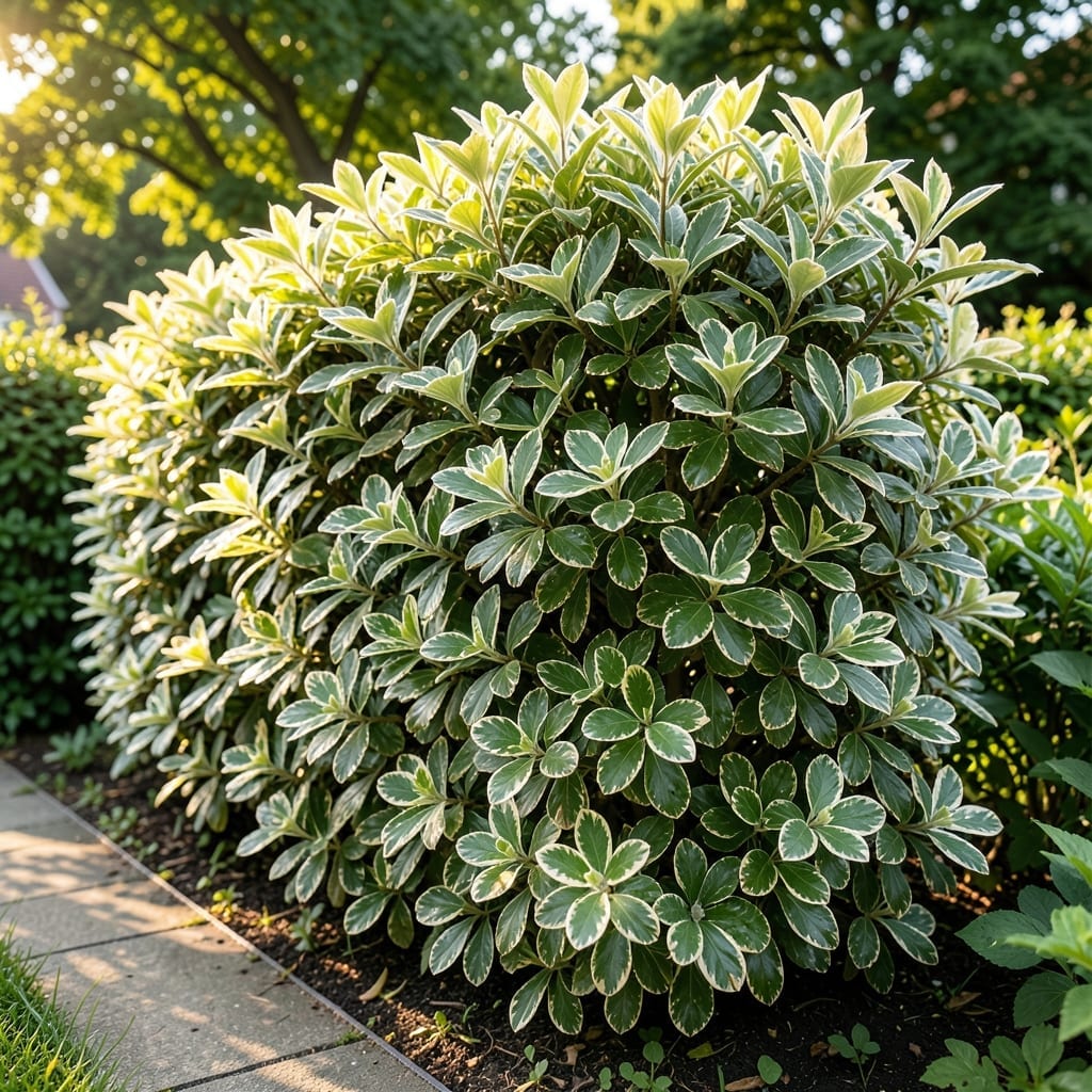 Viburnum Awabuki variegated