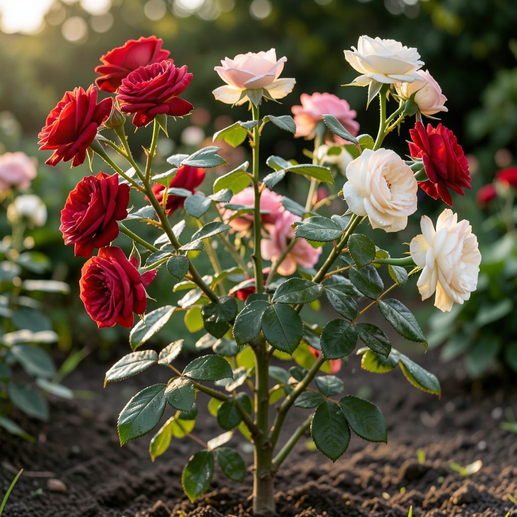 Shaping Hybrid Tea Roses
