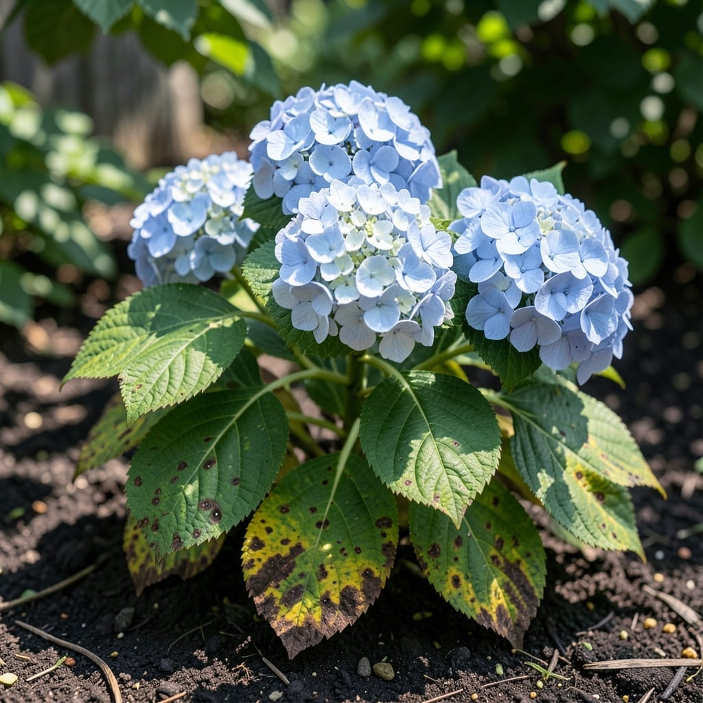 Spots on Hydrangeas: Visual Guide to Early Detection and Organic Care Spots on Hydrangeas: Visual Guide to Early Detection and Organic Care