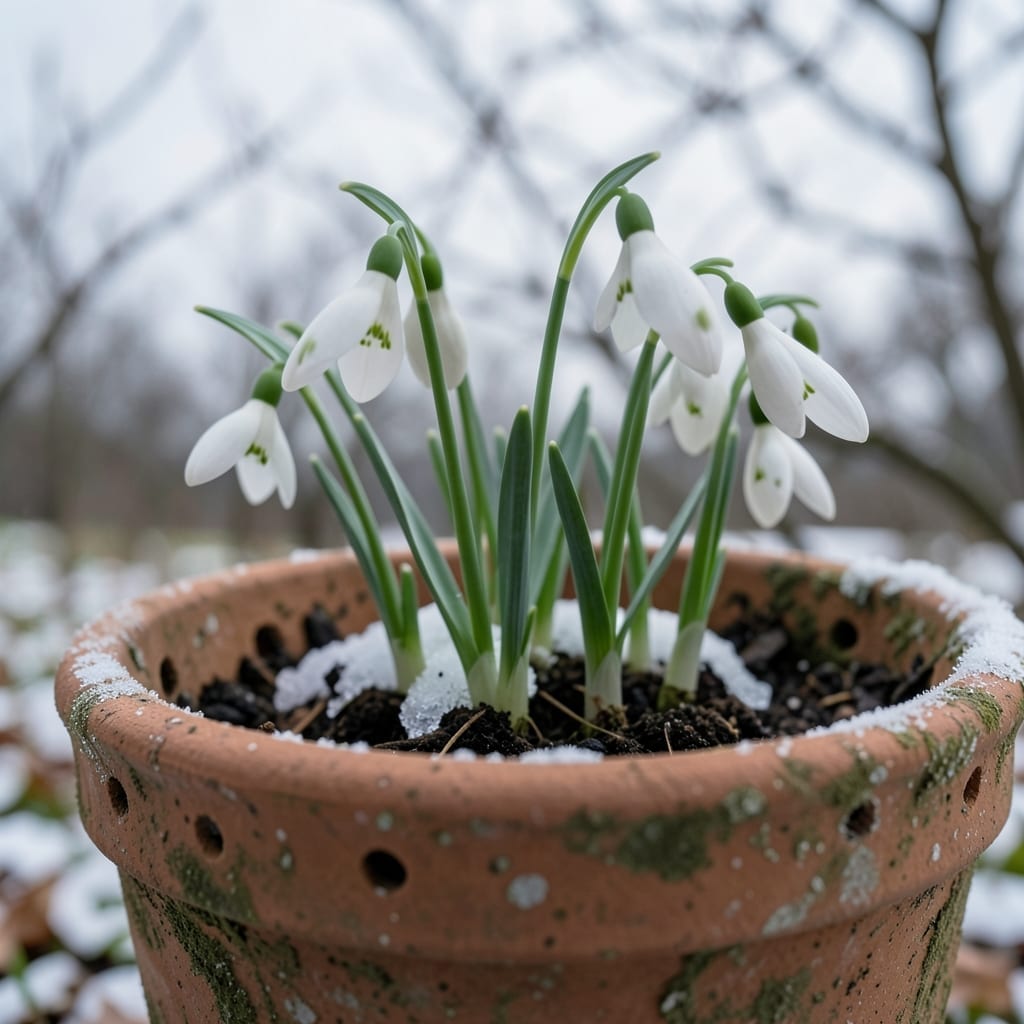 Snowdrops Galanthus