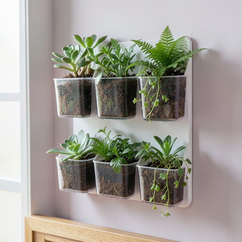 Shoe Organizer Green Wall