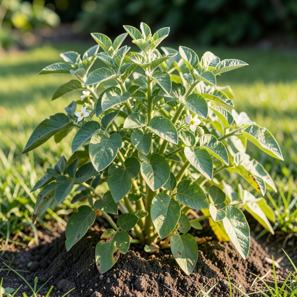 Brown Spots on Tips of Potato Leaves: Early Blight Signs and Plant Rescue Brown Spots on Tips of Potato Leaves: Early Blight Signs and Plant Rescue