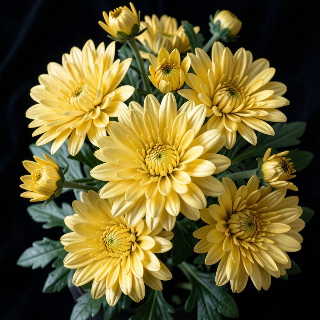 Gold Chrysanthemums for Joy