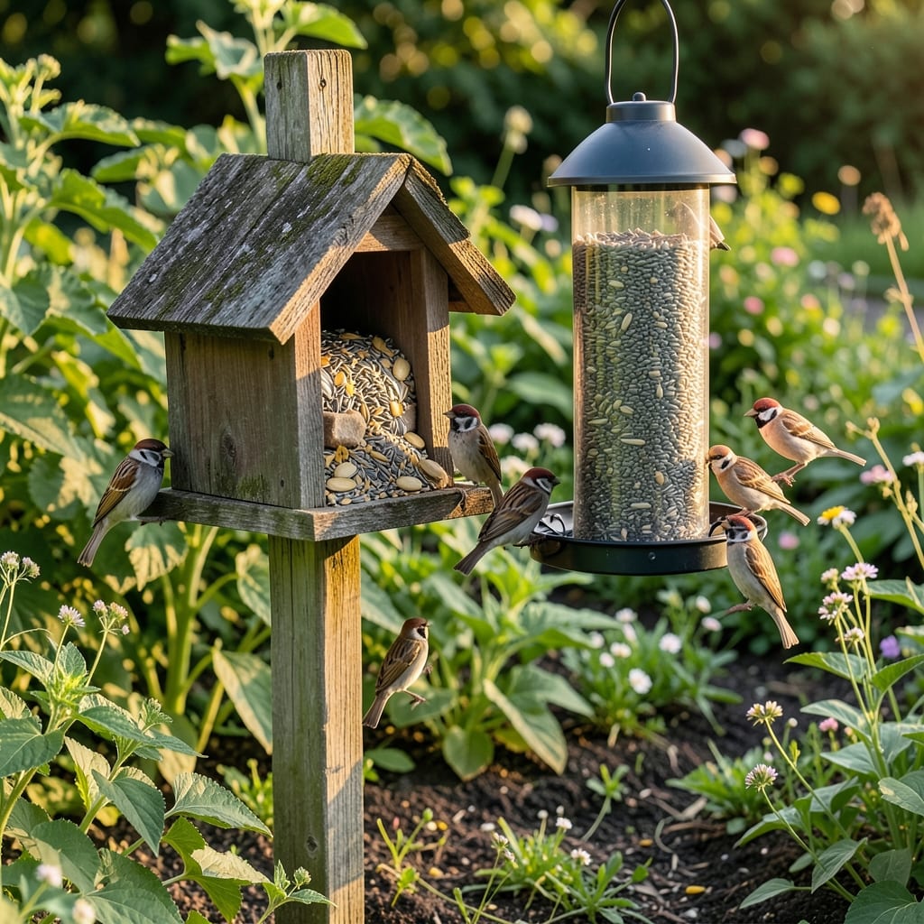 Do You Put Bird Food In a Birdhouse: Proper Feeder Placement and Bird Safety
