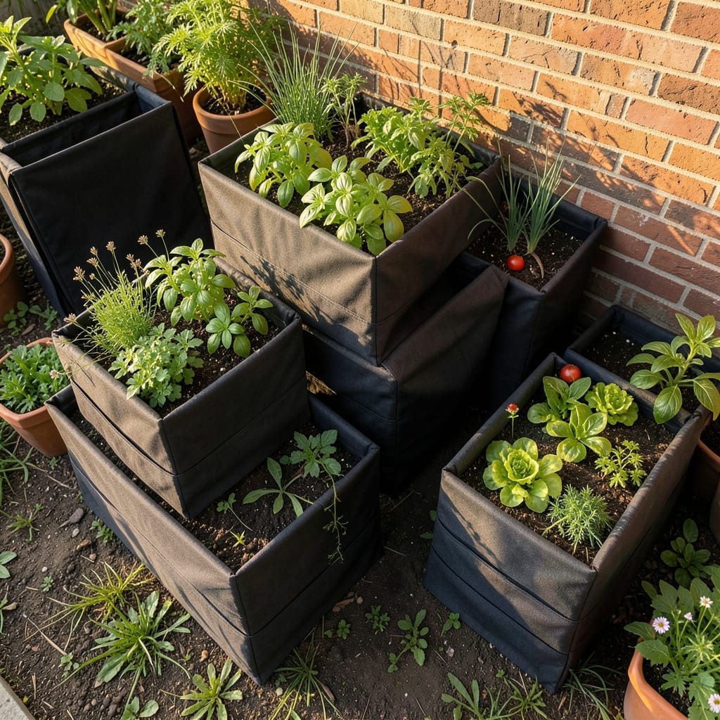Stackable Fabric Raised Beds
