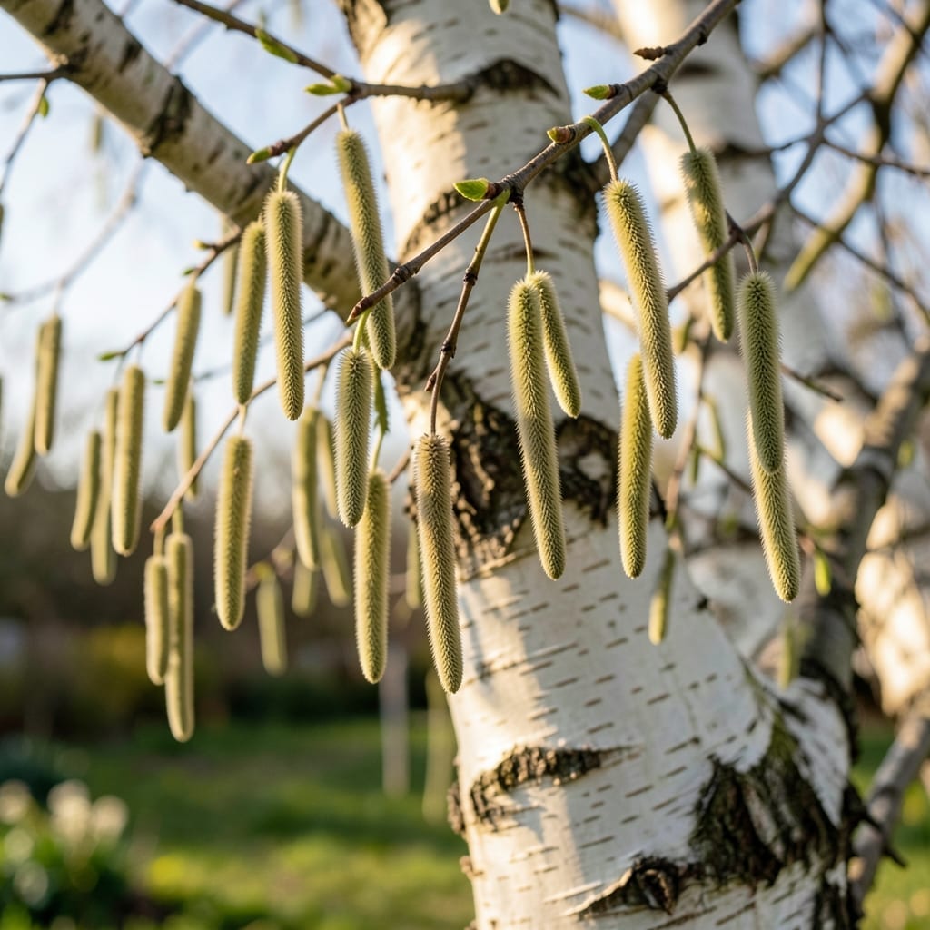 Birch Catkins from Birch Trees