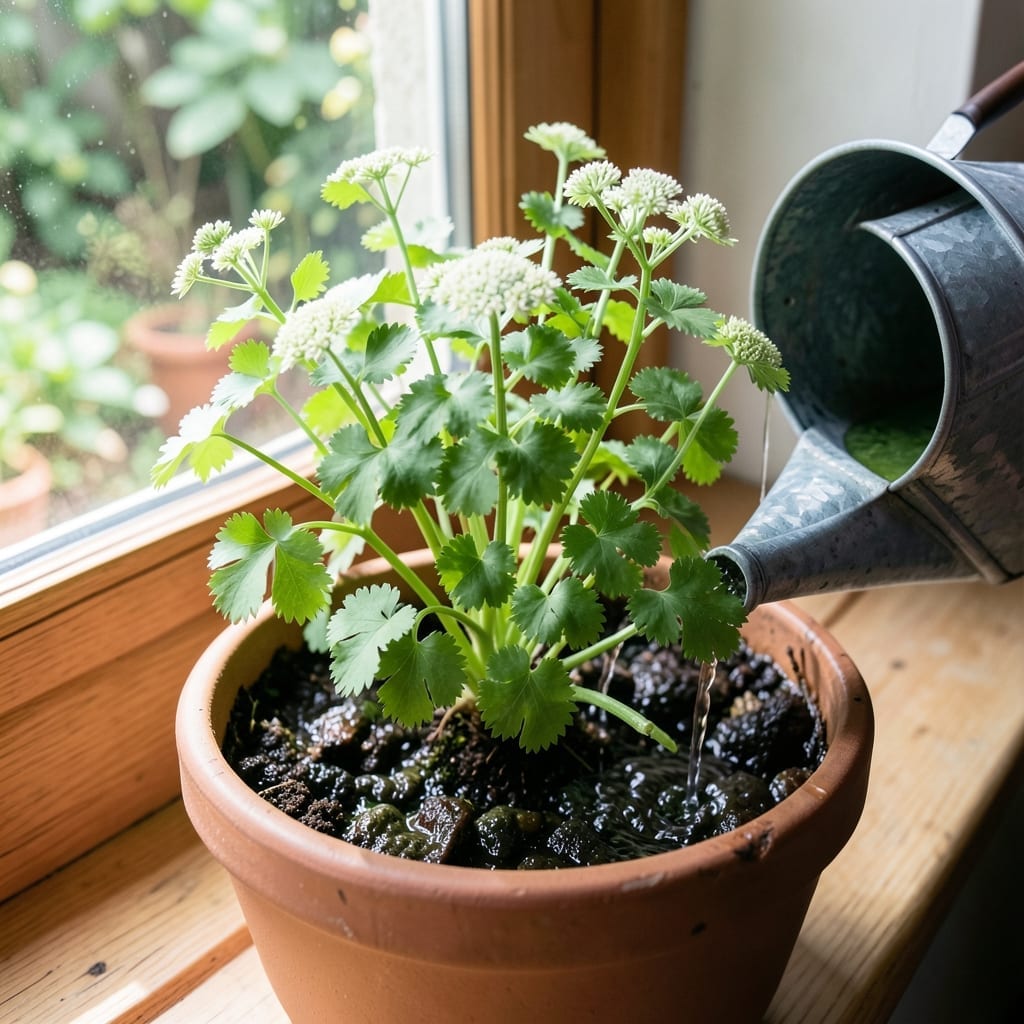 How Much Water Does a Cilantro Plant Need: Weekly Watering Guide