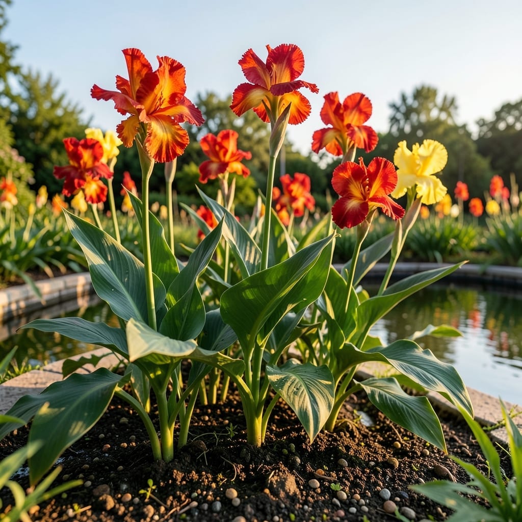 Bold Canna Lilies for Tropical Flair