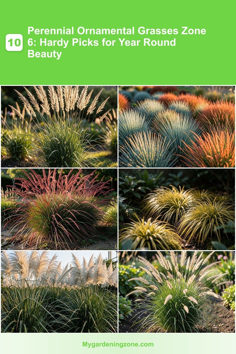 10 Perennial Ornamental Grasses Zone 6: Hardy Picks for Year Round Beauty