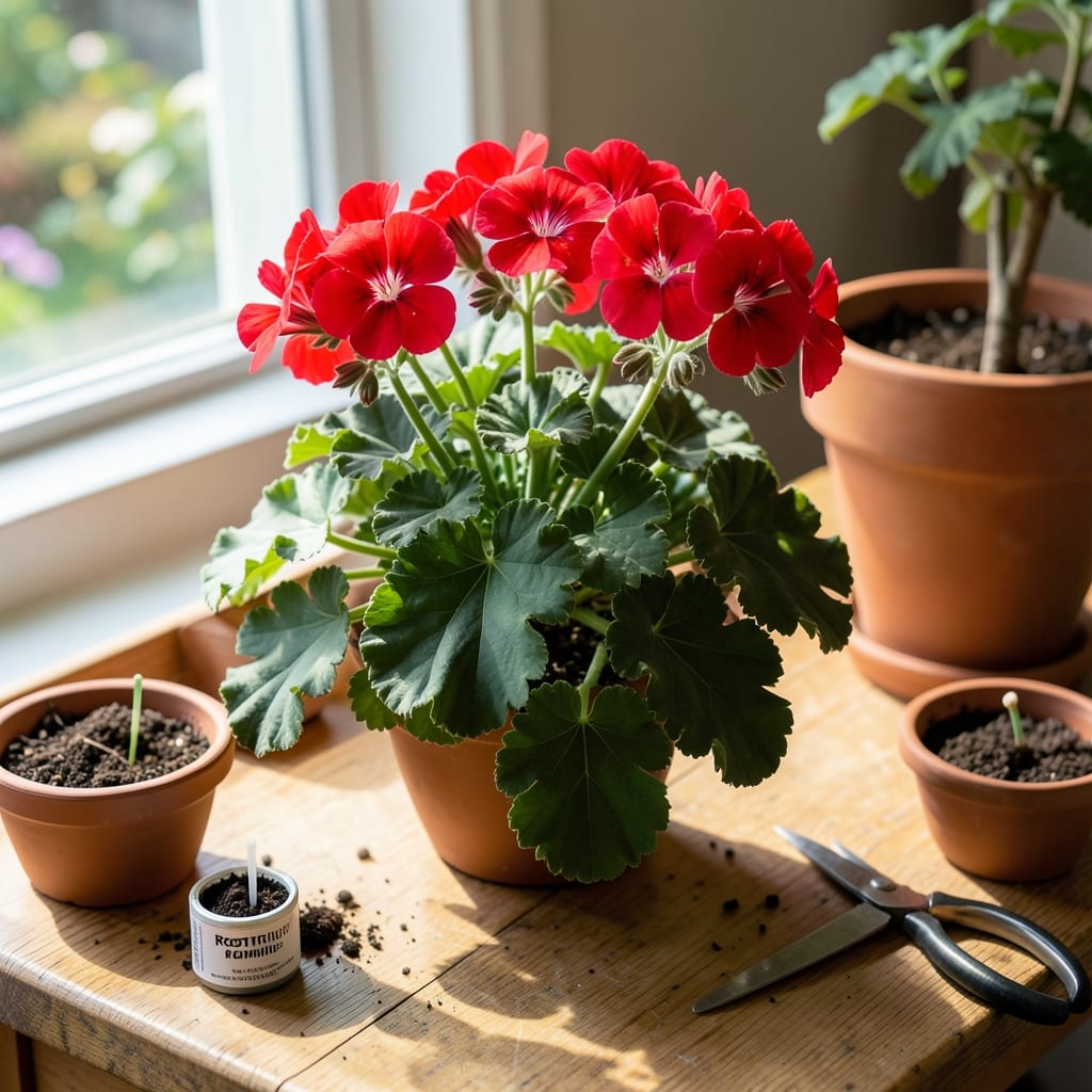 How to Root Geraniums: Step by Step Propagation Guide