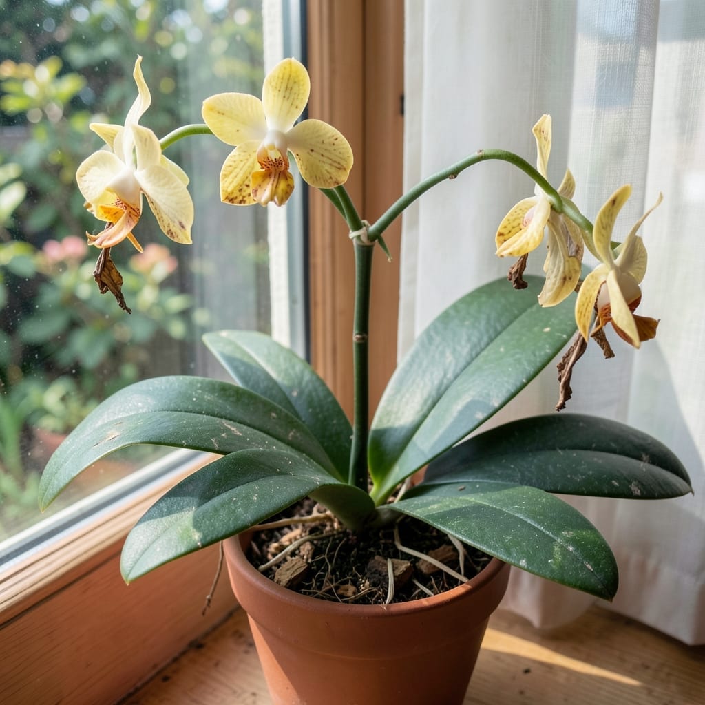 Orchid Flower Dying: Visual Signs and Revival Steps for Healthy Blooms Orchid Flower Dying: Visual Signs and Revival Steps for Healthy Blooms