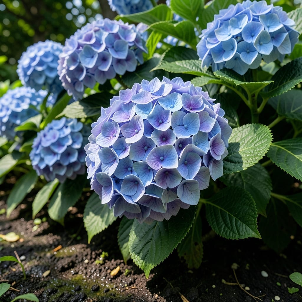 Blue Hydrangea Annabelle