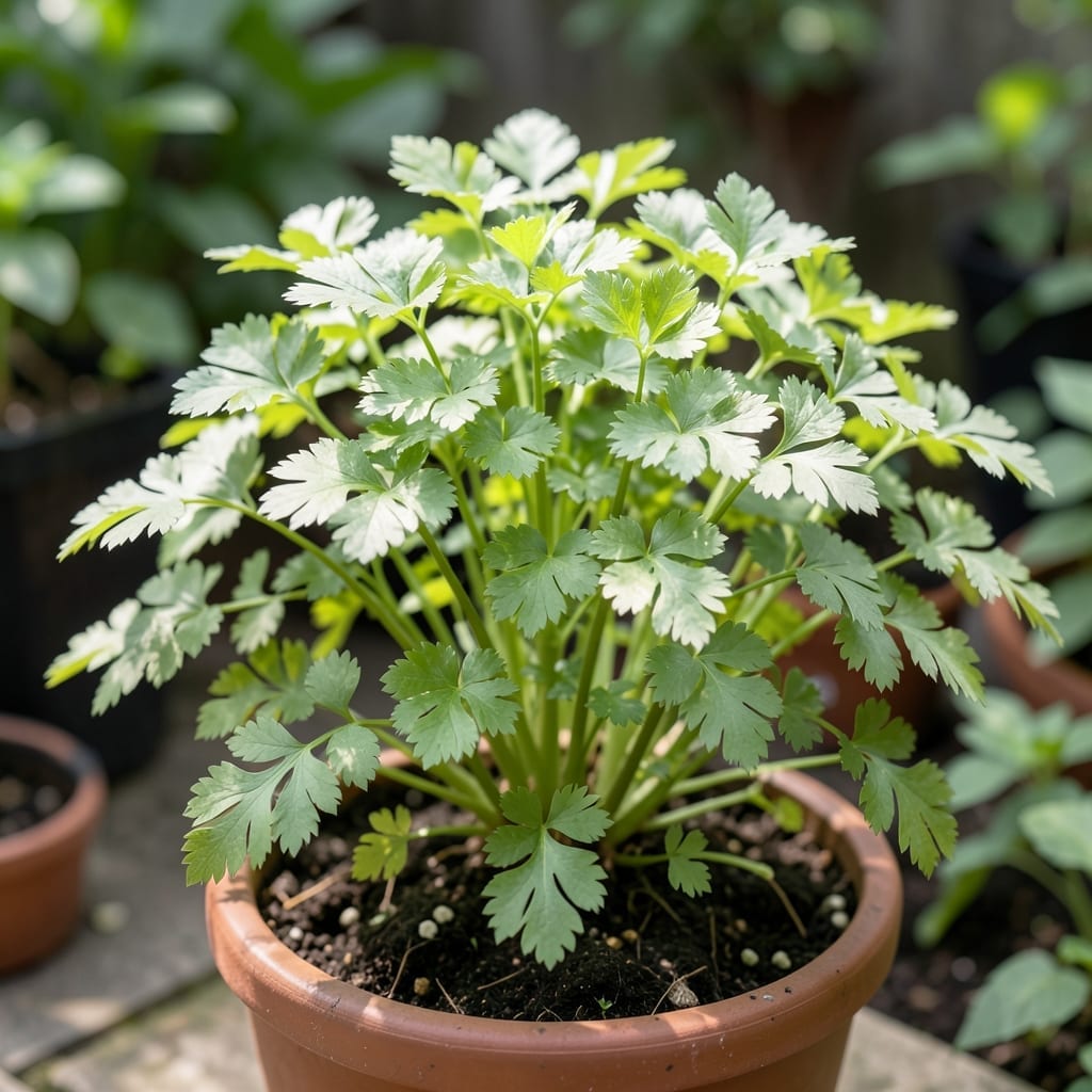 Parsley Leaves Turning White: Chlorosis Causes and Soil Solutions Parsley Leaves Turning White: Chlorosis Causes and Soil Solutions