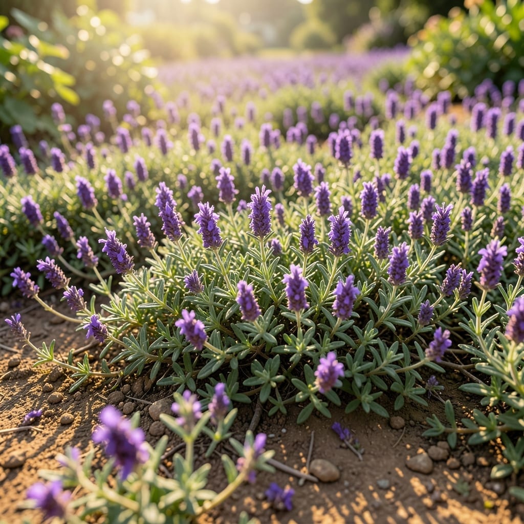 Creeping Thyme with Purple Blooms