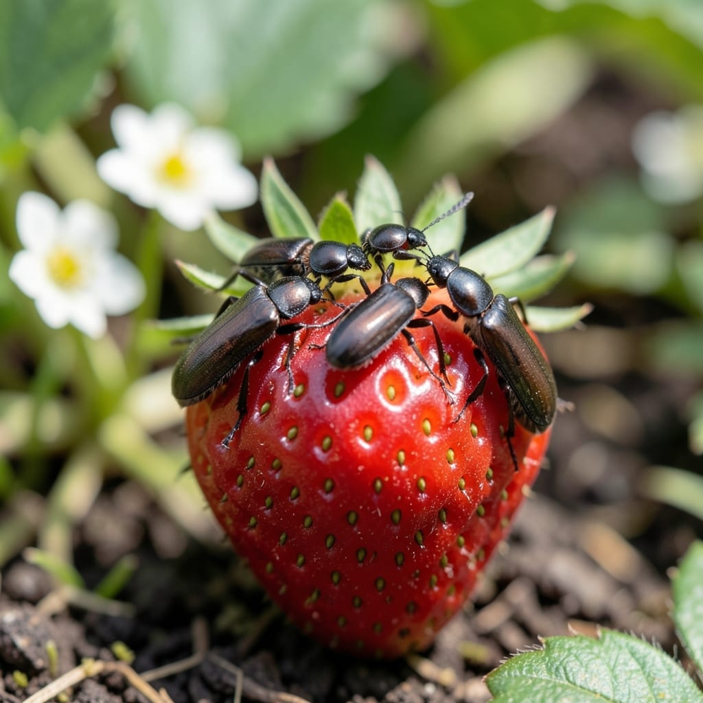 Sap Beetles Strawberries: Visual Guide to Spot and Stop the Damage
