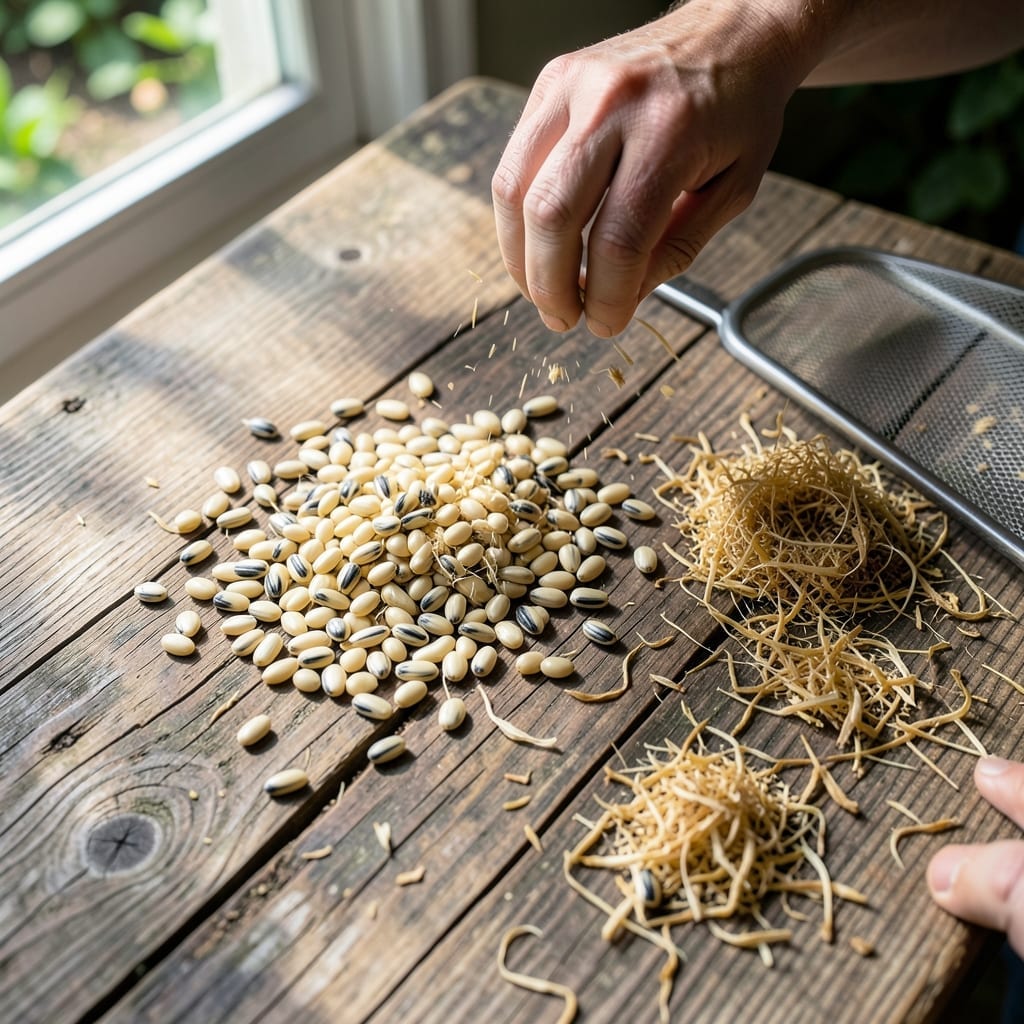 Cleaning Seeds Before Storage