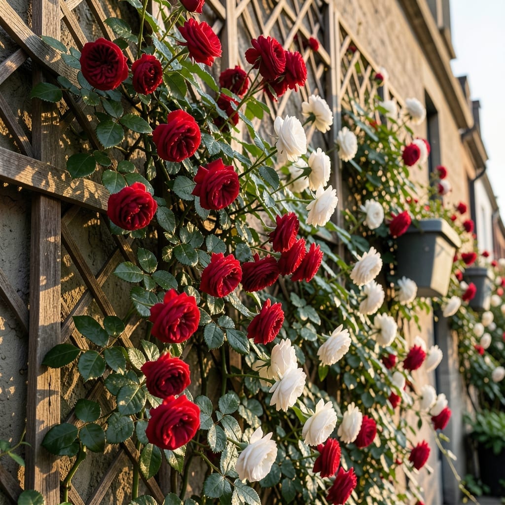 Vertical Rose Wall Garden