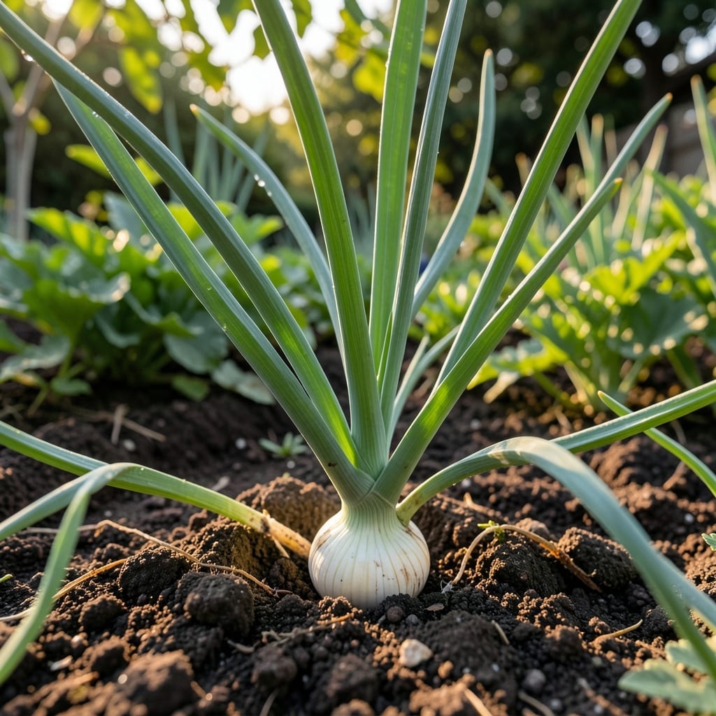 Garlic Plants for Ant Prevention