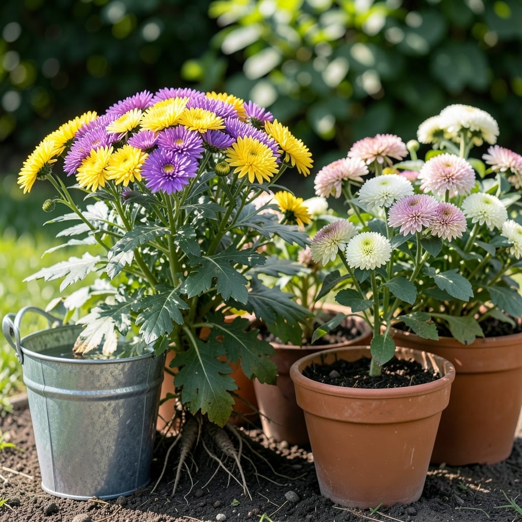 How to Soak Mums in Bucket of Water After: Revive Wilting Blooms Fast
