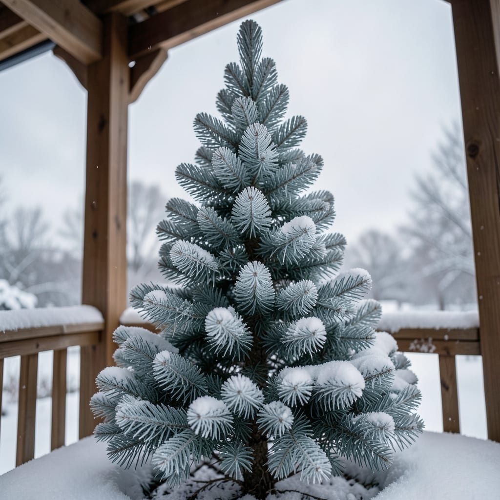 Blue Spruce Topiary