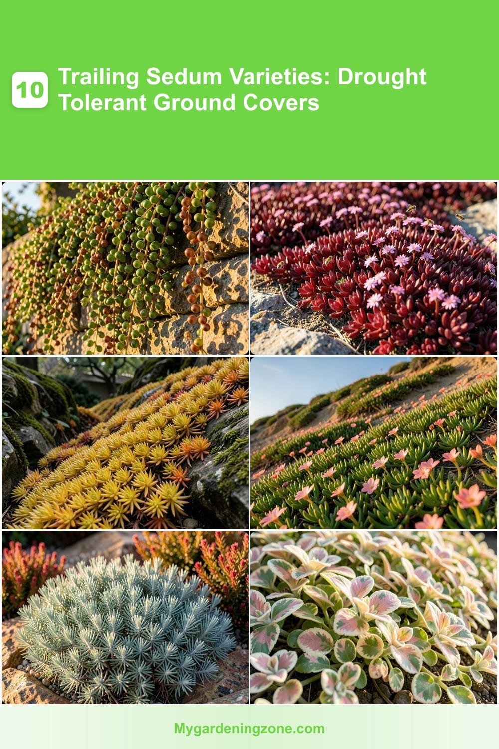10 Trailing Sedum Varieties: Drought Tolerant Ground Covers