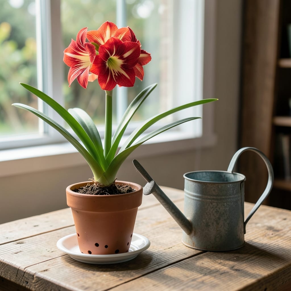 Amaryllis How Much Water: Proper Watering Schedule for Healthy Blooms