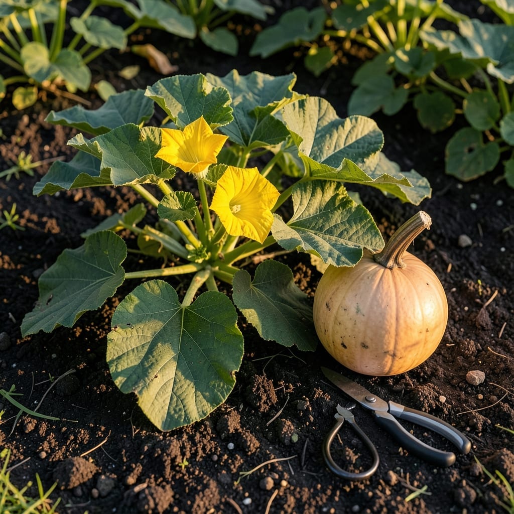 How to Tell When Winter Squash Is Ripe: Stem Hardening and Rind Resistance