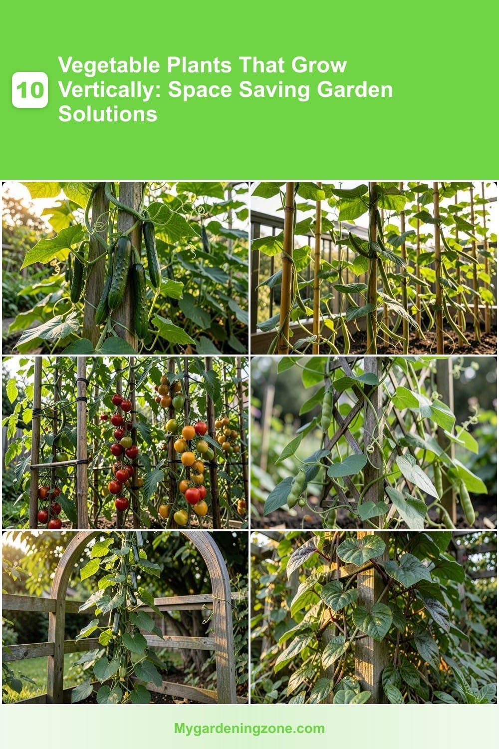 10 Vegetable Plants That Grow Vertically: Space Saving Garden Solutions