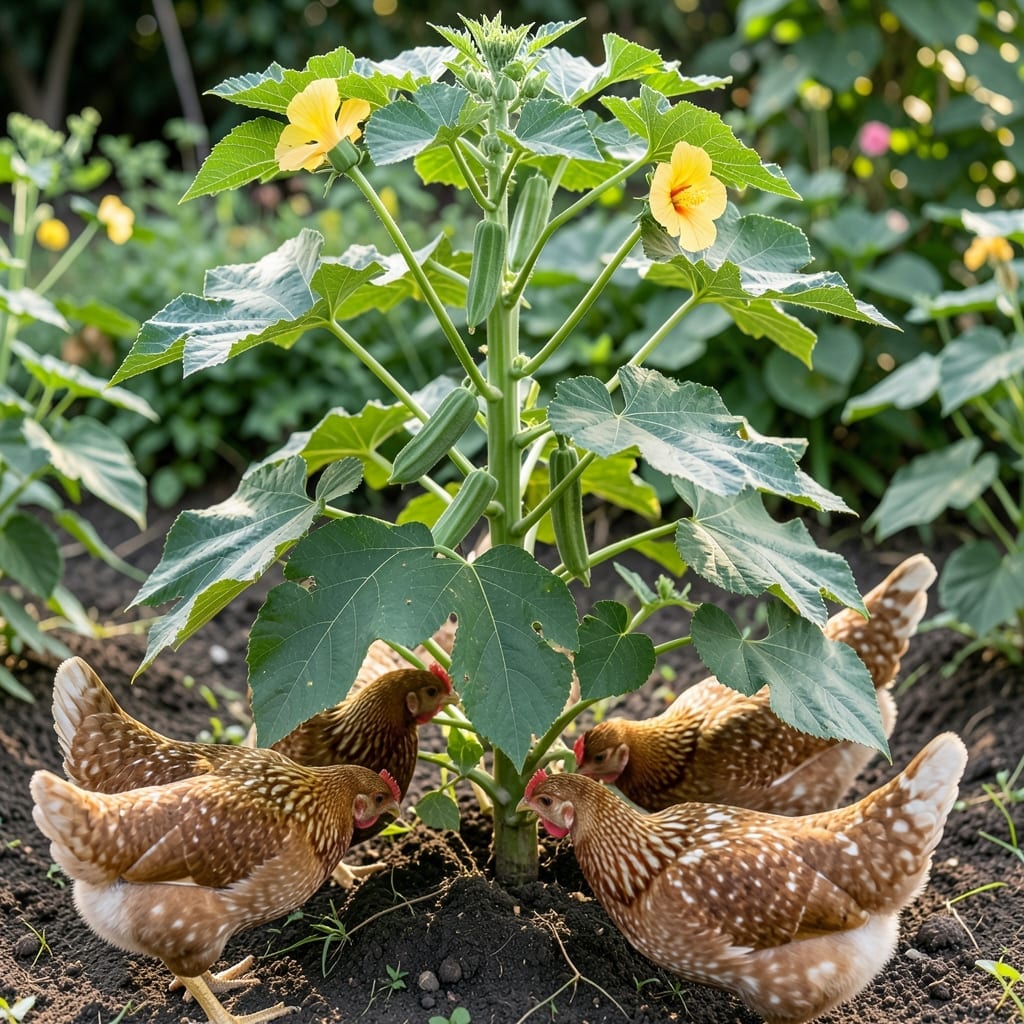 Can Chickens Eat Okra Leaves: Safe Feeding Guidelines and Nutritional Facts