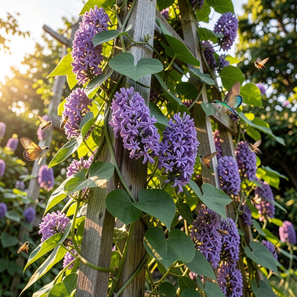 Purple Hyacinth Bean for Pollinators