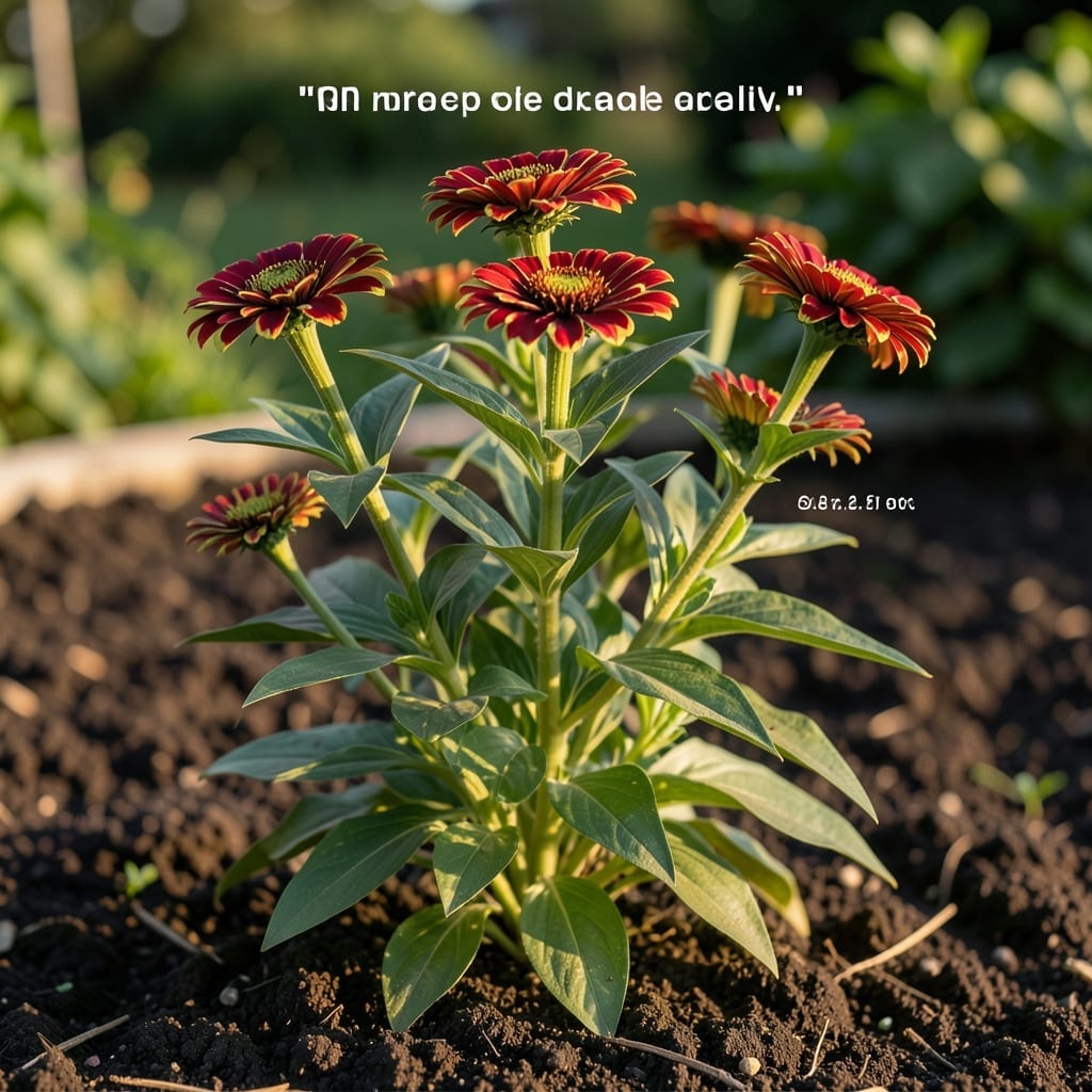 Queen Red Lime Zinnia Plant: Vibrant Blooms for Pollinator Gardens