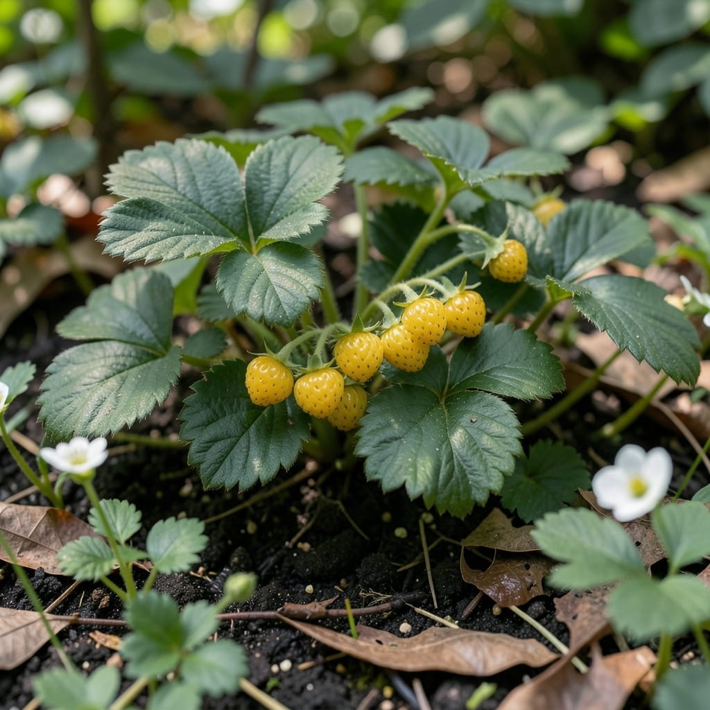 Golden Woodland Strawberry