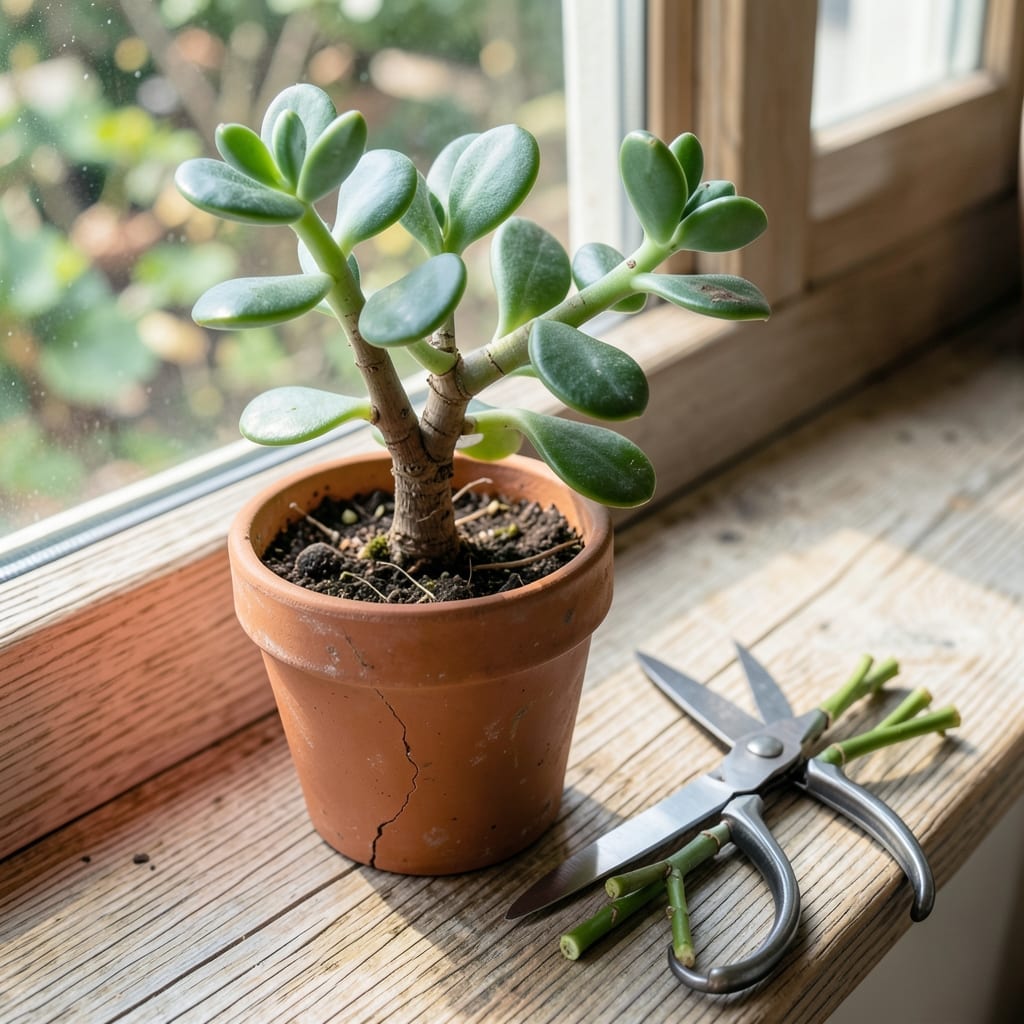Leggy Jade Plant: Compact Growth Revival Tips Leggy Jade Plant: Compact Growth Revival Tips