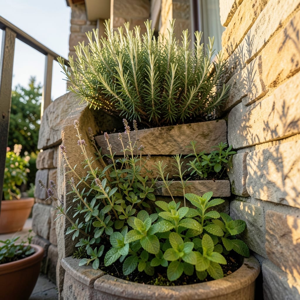 Fragrant Herb Spiral Garden