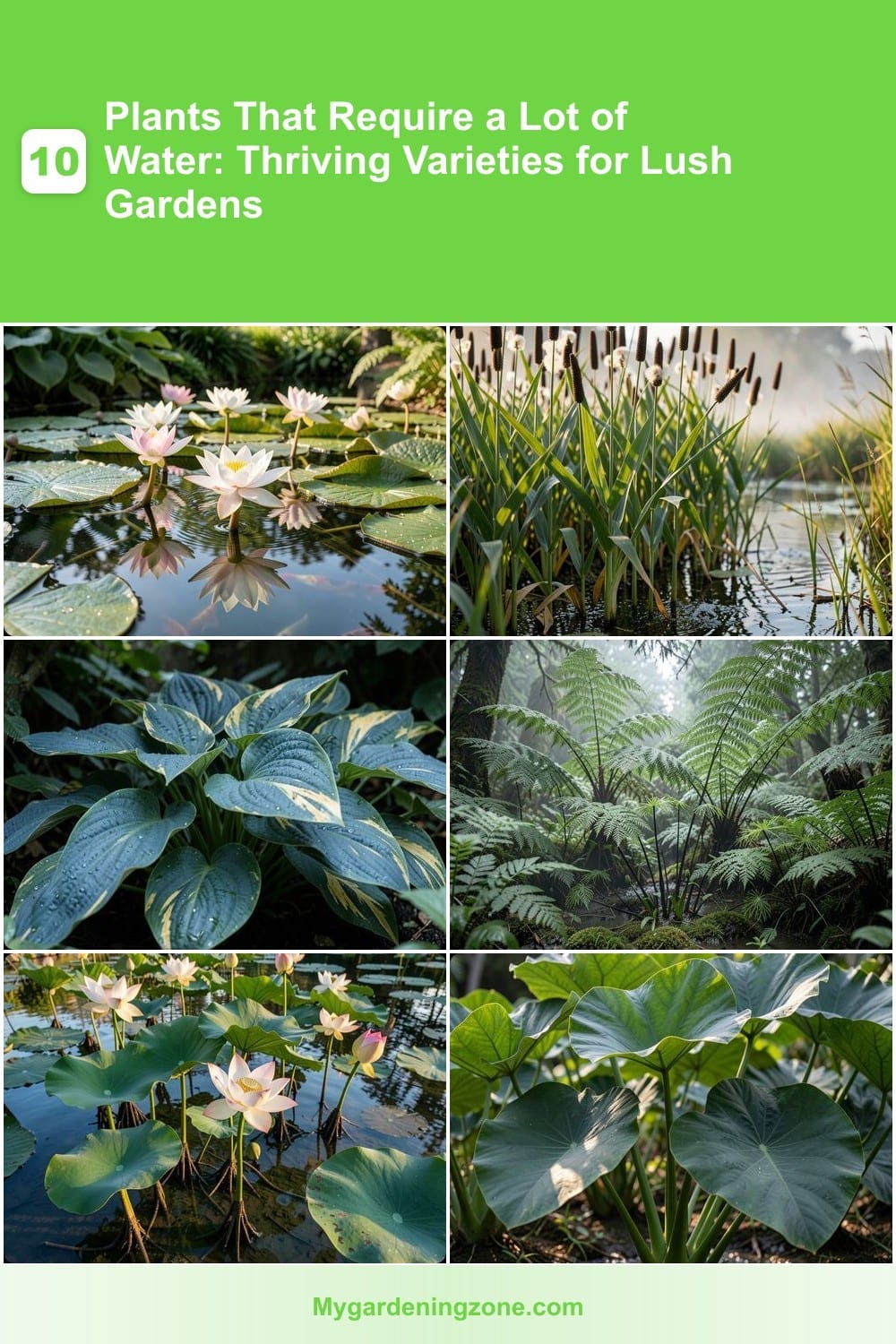 10 Plants That Require a Lot of Water: Thriving Varieties for Lush Gardens