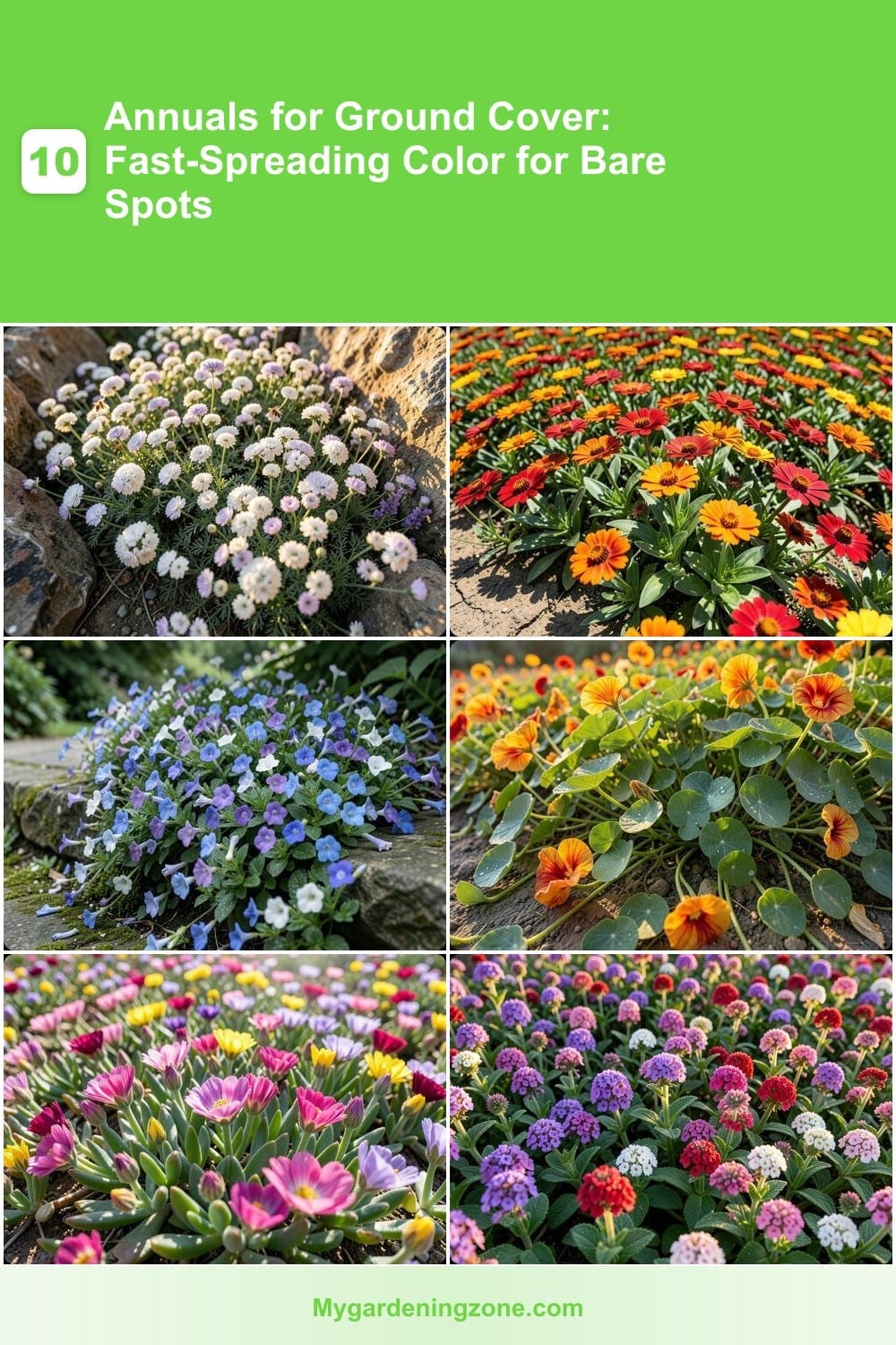 10 Annuals for Ground Cover: Fast-Spreading Color for Bare Spots 10 Annuals for Ground Cover: Fast-Spreading Color for Bare Spots