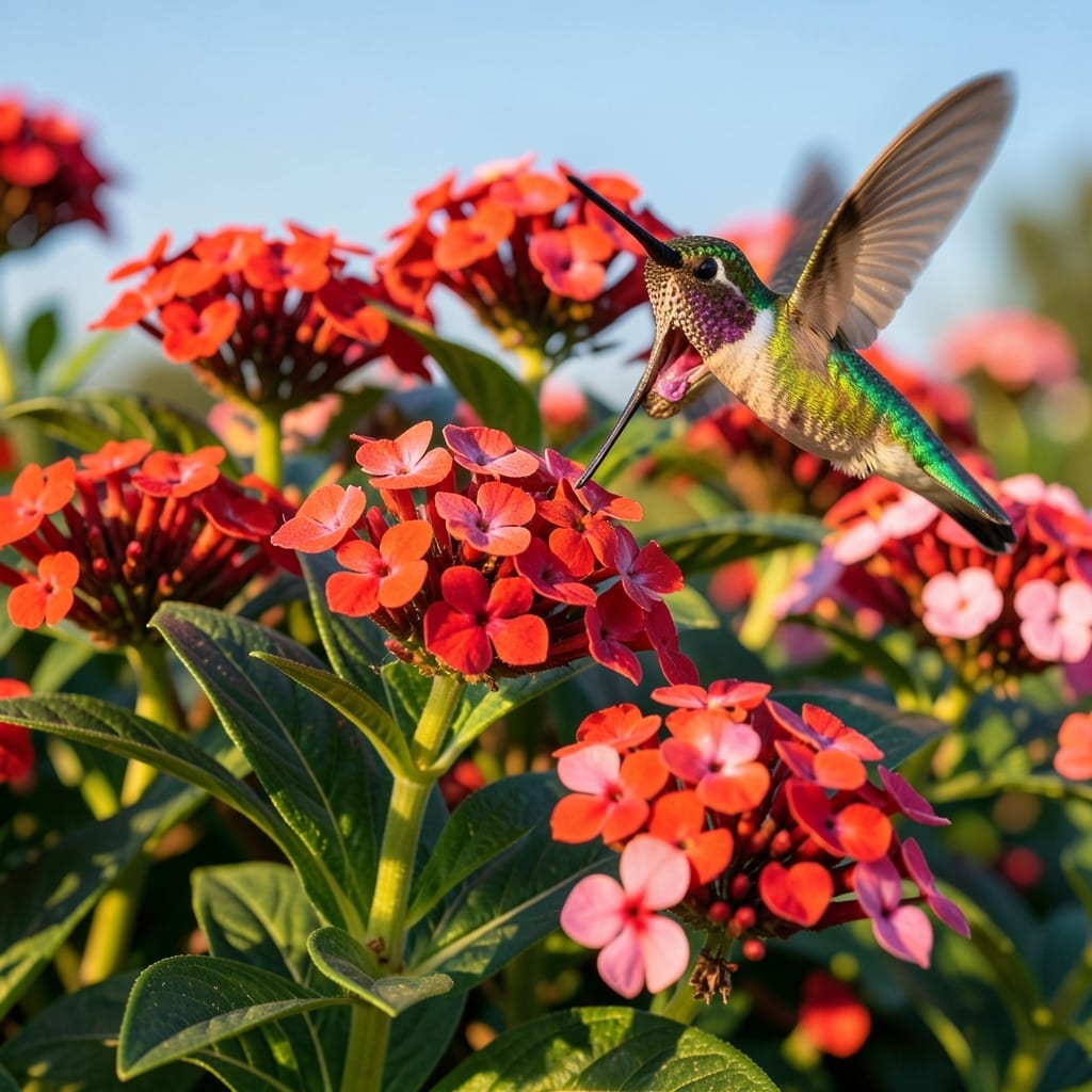 Pentas for Hummingbird Gardens
